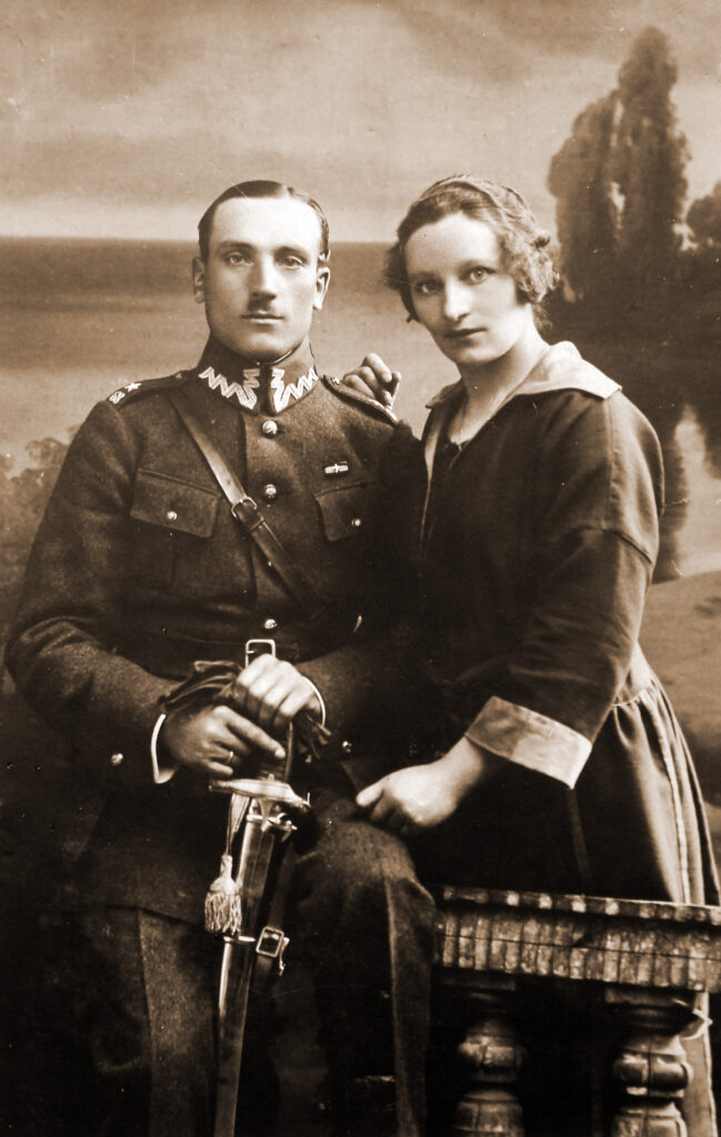 Franciszek Kęsy - z żoną Zofią w 1922 roku w Poznaniu (zdjęcie udostępnił Krzysztof Nowak)