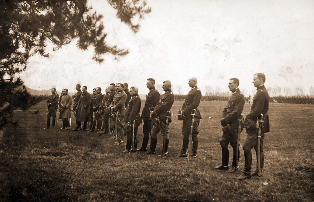 Franciszek Kęsy - msza polowa w Biedrusku rok 1924 (zdjęcie udostępnił Krzysztof Nowak)