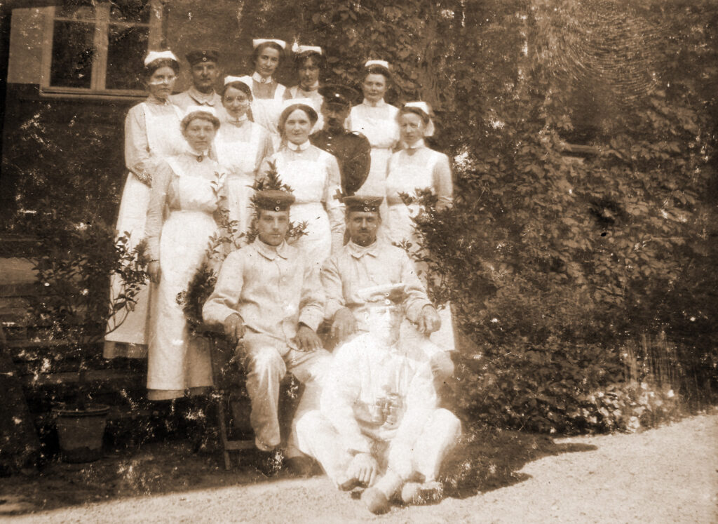 Franciszek Kęsy - szpital w Paderborn, grudzień 1914  (zdjęcie udostępnił Krzysztof Nowak)