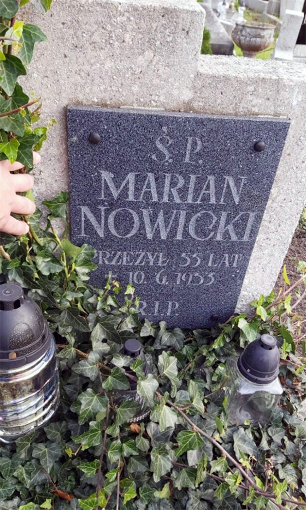 Marian Nowicki - cmentarz parafialny we Wrześni