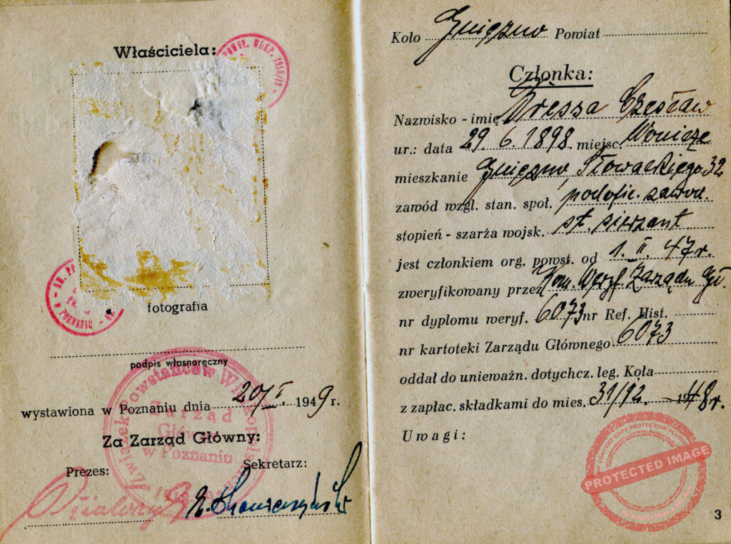 Czesław Bressa (zdjęcie udostępnił Remigiusz Maćkowiak)