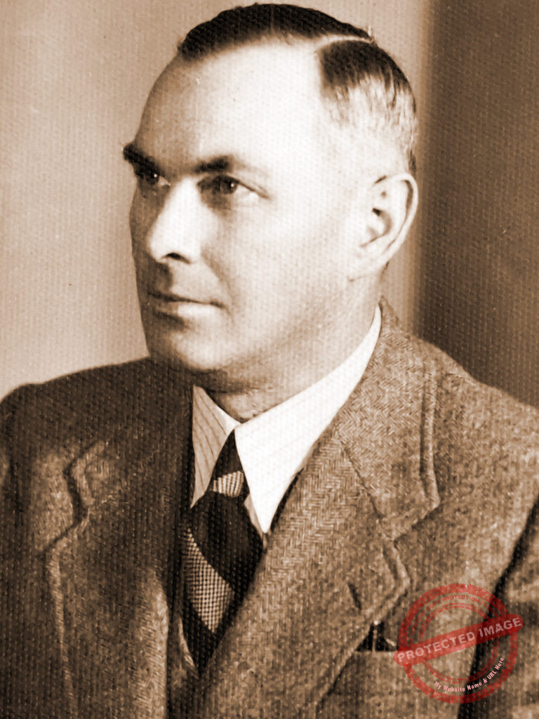 Edward Muszalski (zdjęcie udostępnił Jarosław Dominik Górski), źródło: Archiwum Państwowe w Poznaniu Oddział w Gnieźnie, Karty ewidencyjne mieszkańców powiatu wrzesińskiego z okresu II wojny światowej, sygn. 1067.