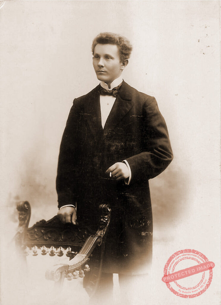 Władysław Wietrzyński rok 1905 (zdjęcie udostępniła prawnuczka Agnieszka Tatara-Wójtowicz)