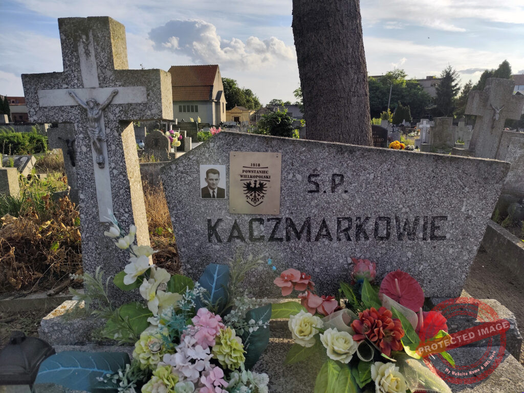 Antoni Kaczmarek - cmentarz parafialny we Wrześni (zdjęcie udostępnił Jarosław Dominik Górski)