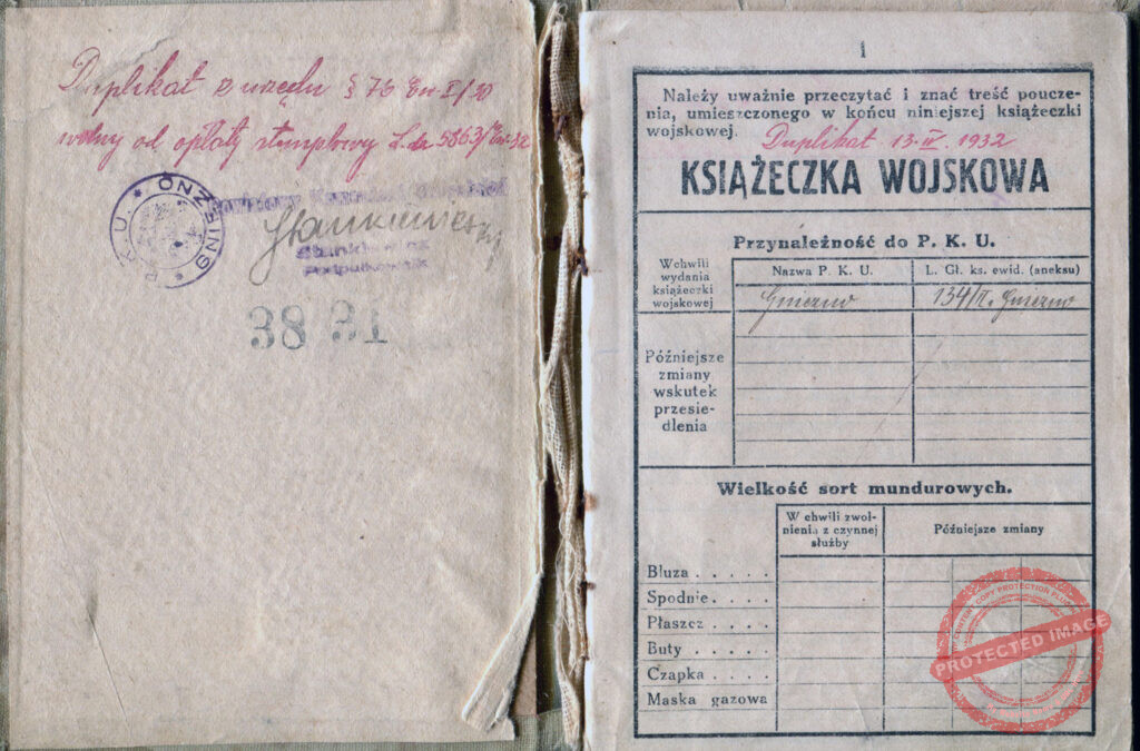 Wincenty Perek (dokument udostępnił Jerzy Pawlak)