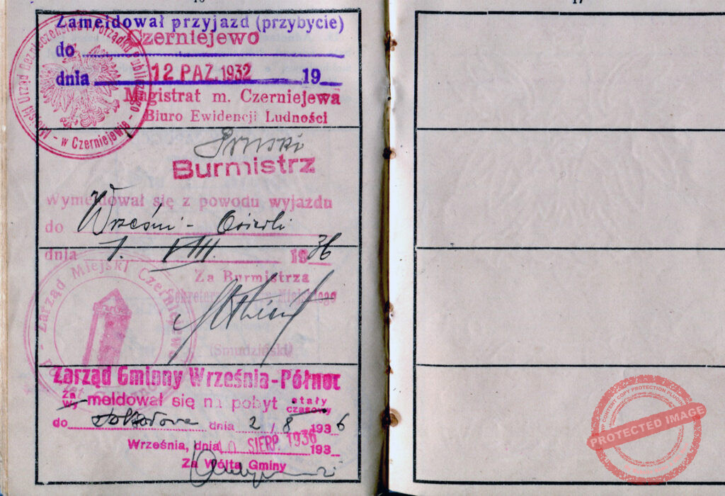 Wincenty Perek (dokument udostępnił Jerzy Pawlak)