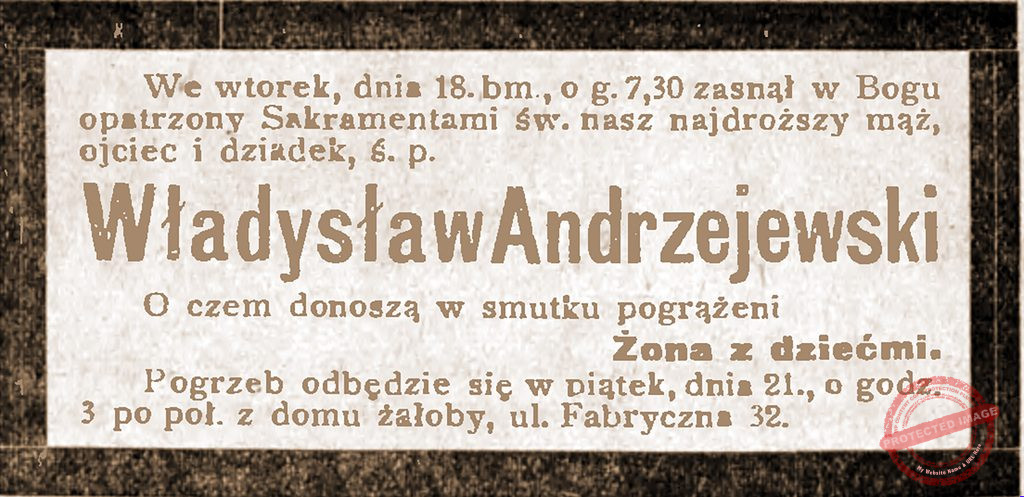 Władysław Andrzejewski - Orędownik Wrzesiński 1930.11.20 nr 134