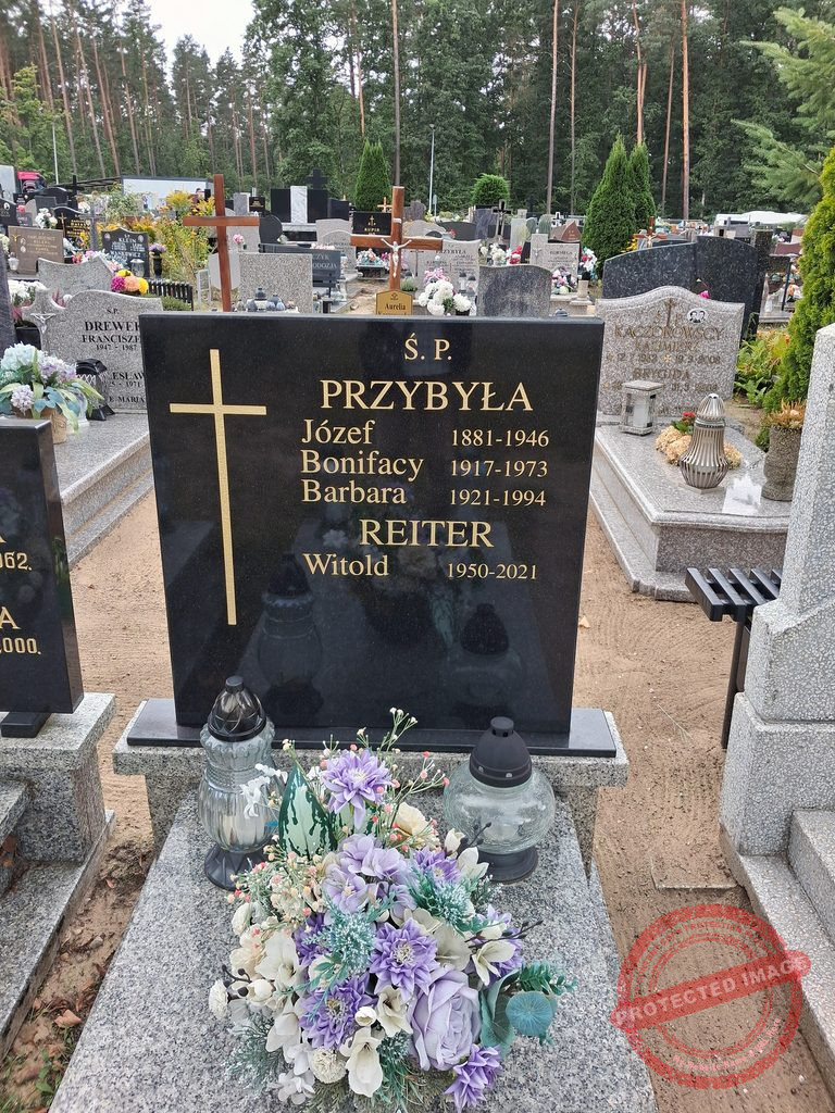 Józef Przybyła - cmentarz w Lęborku (zdjęcie udostępnił Jerzy Obecny)